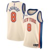 Maillot Basket Homme New York Knicks Og Anunoby 2025-26 Nike City Edition Blanc Swingman